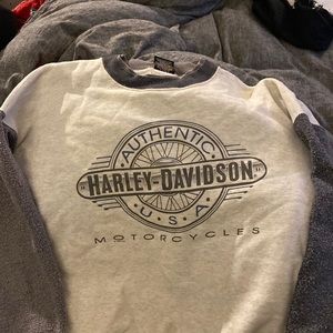 Harley davidson crew neck warm 1995 maine xl